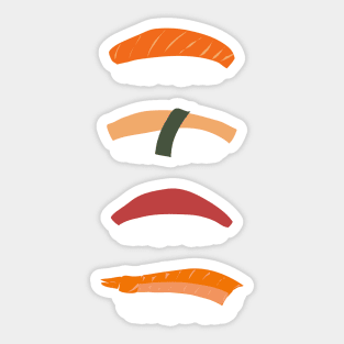 Retro Nigiri Sushi Sticker